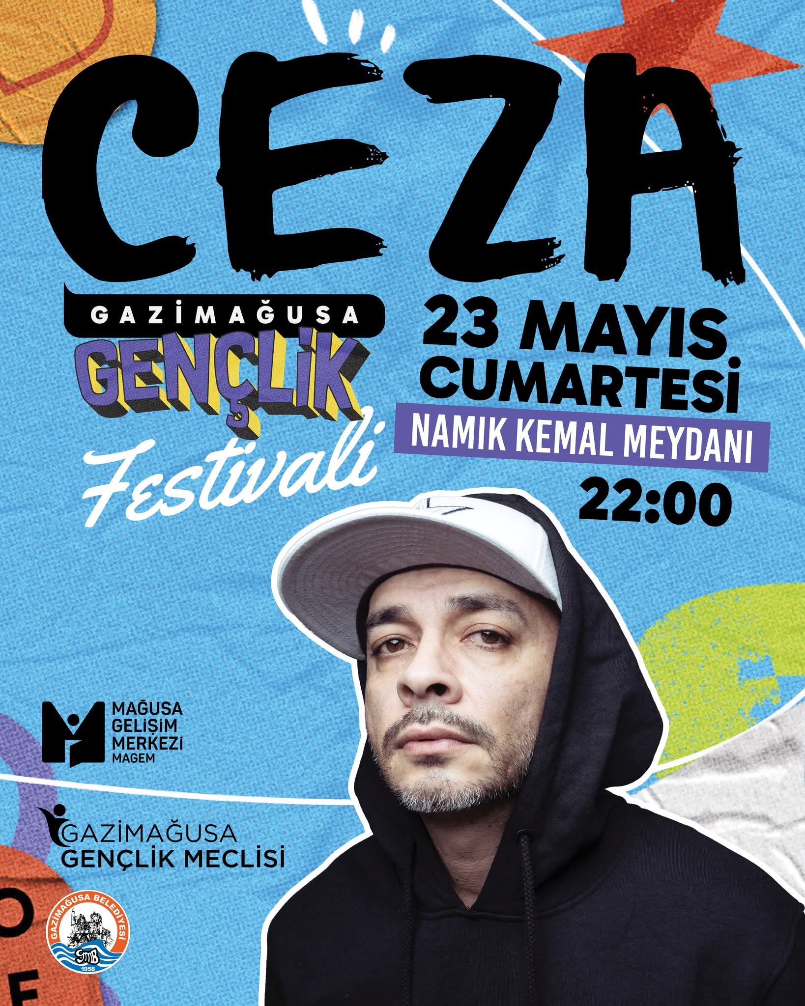 Gazimağusa Gençlik Festivali’nde sahne CEZA’nın